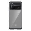 Skaidrus dėklas Outer Space Case telefonui XIAOMI POCO X4 PRO 5G su juodu rėmeliu