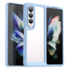 Skaidrus dėklas Outer Space Case telefonui SAMSUNG GALAXY Z FOLD 3 su mėlynu rėmeliu