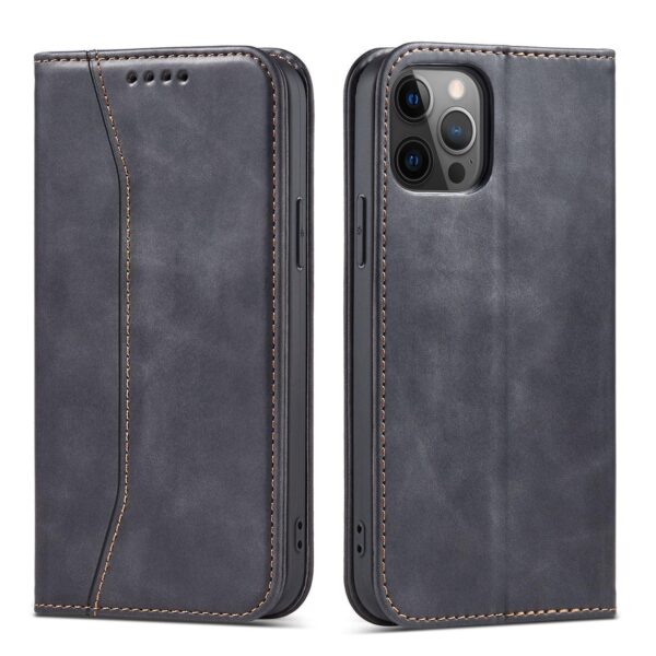 Juodas dėklas-knygutė Magnet Fancy Case telefonui SAMSUNG GALAXY A23 5G
