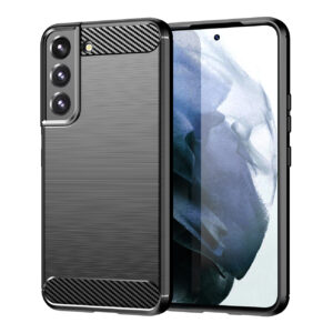 Juodas dėklas Carbon Case telefonui SAMSUNG GALAXY S23 PLUS