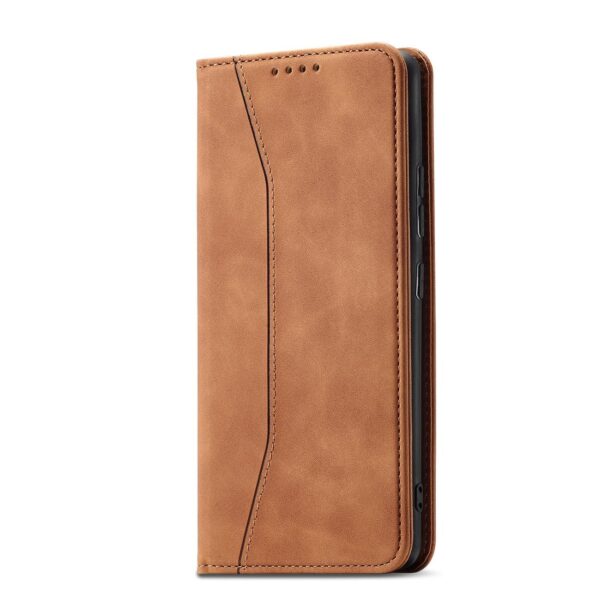 Rudas dėklas-knygutė Magnet Fancy Case telefonui SAMSUNG GALAXY S23 PLUS