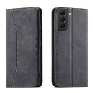 Juodas dėklas-knygutė Magnet Fancy Case telefonui SAMSUNG GALAXY S23 ULTRA