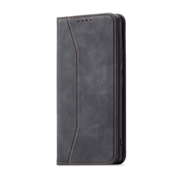 Juodas dėklas-knygutė Magnet Fancy Case telefonui SAMSUNG GALAXY S23 ULTRA