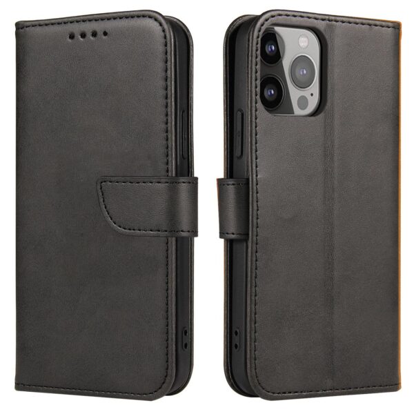 Juodas dėklas-knygutė Magnet Case telefonui XIAOMI REDMI A1 su magnetiniu užsegimu