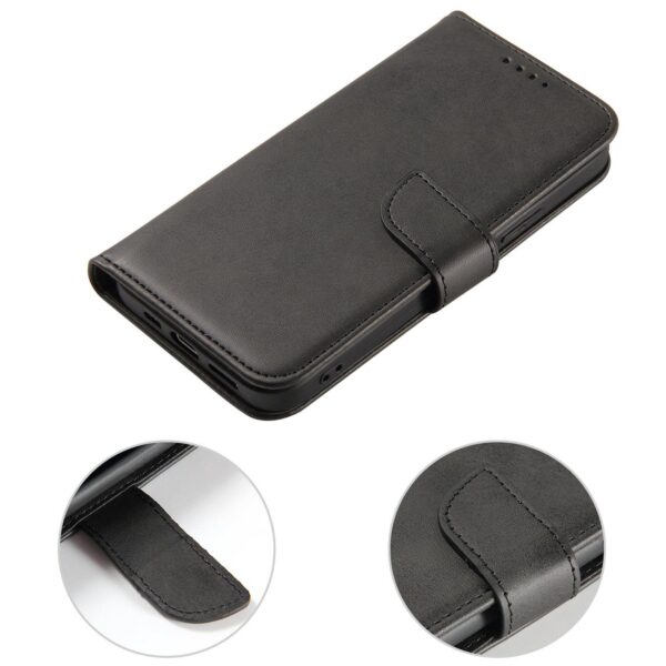 Juodas dėklas-knygutė Magnet Case telefonui XIAOMI REDMI A1 su magnetiniu užsegimu