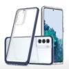 Skaidrus dėklas Clear 3in1 telefonui SAMSUNG GALAXY S23 su mėlynu rėmeliu