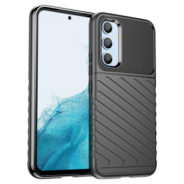 Juodas dėklas Thunder Case telefonui SAMSUNG GALAXY A54 5G