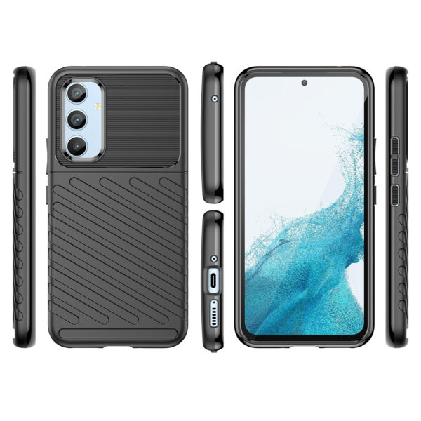 Juodas dėklas Thunder Case telefonui SAMSUNG GALAXY A54 5G