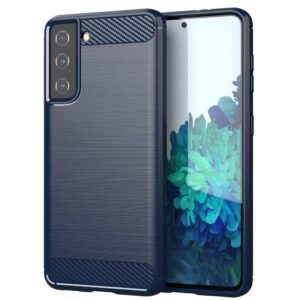 Mėlynas dėklas Carbon Case telefonui Samsung Galaxy S21 5G