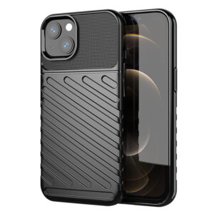 Juodas dėklas Thunder Case telefonui APPLE IPHONE 13 MINI