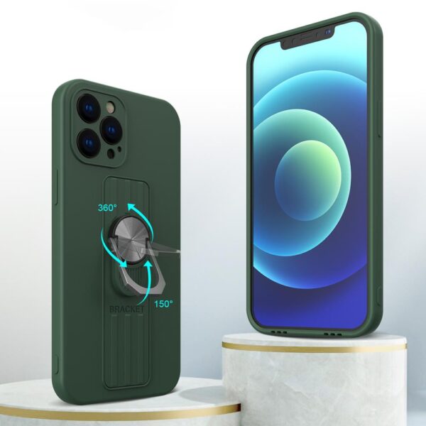 Rožinis silikoninis dėklas Ring Case telefonui APPLE IPHONE SE 2022 / SE 2020 / 8 /  7