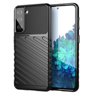 Juodas dėklas Thunder Case telefonui SAMSUNG GALAXY S22