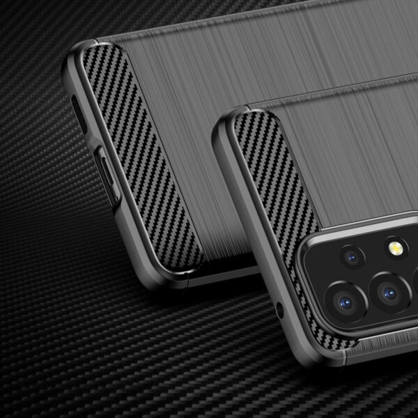 Juodas dėklas telefonui Carbon Case SAMSUNG GALAXY A53 5G