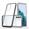 Skaidrus dėklas Clear 3in1 telefonui SAMSUNG GALAXY S22 su juodu rėmeliu