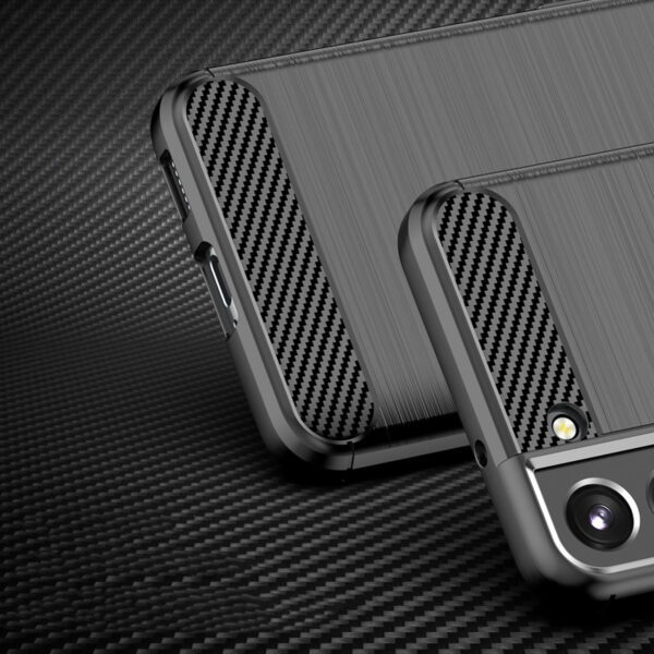 Juodas dėklas Carbon Case telefonui SAMSUNG GALAXY S23