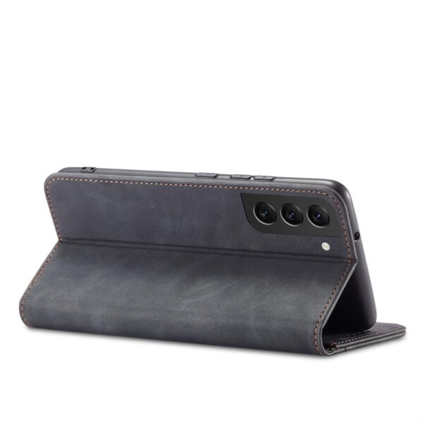 Juodas dėklas-knygutė Magnet Fancy Case telefonui SAMSUNG GALAXY S23 PLUS