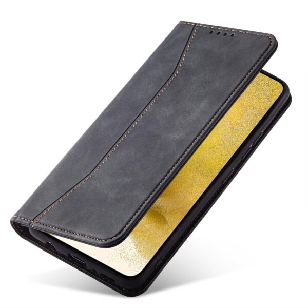Juodas dėklas-knygutė Magnet Fancy Case telefonui SAMSUNG GALAXY S23 PLUS
