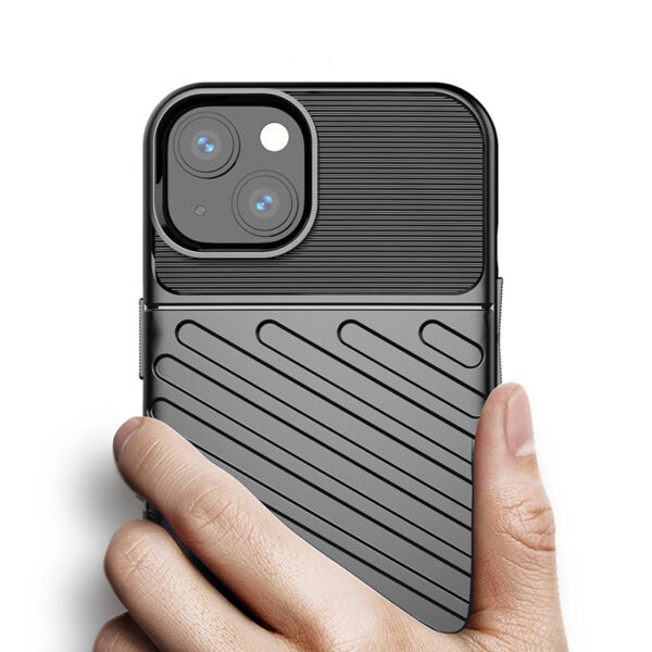Juodas dėklas Thunder Case telefonui APPLE IPHONE 13 MINI