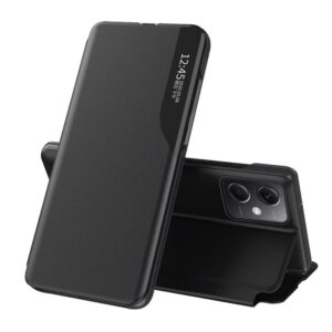 telefono dėklas knygute Xiaomi Redmi Note 12 5G Poco X5 5G juodas