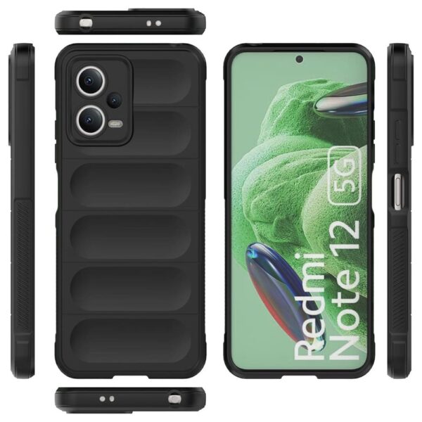 telefono dėklas Xiaomi Redmi Note 12 5G Poco X5 5G juodas