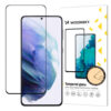 Grūdinto stiklo ekrano apsauga telefonui SAMSUNG GALAXY S23 PLUS su juodu rėmeliu