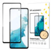 Grūdinto stiklo ekrano apsauga telefonui SAMSUNG GALAXY A53 5G su juodu rėmeliu