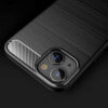 Juodas dėklas Nexeri Carbon Armored telefonui APPLE IPHONE 14 PLUS