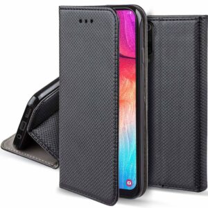 Juodas dėklas-knygutė Flip Magnet telefonui SAMSUNG GALAXY A14 5G