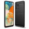 Juodas dėklas Nexeri Carbon Armored telefonui SAMSUNG GALAXY A23 5G