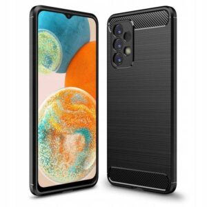 Juodas dėklas Nexeri Carbon Armored telefonui SAMSUNG GALAXY A23 5G