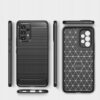 Juodas dėklas Nexeri Carbon Armored telefonui SAMSUNG GALAXY A23 5G