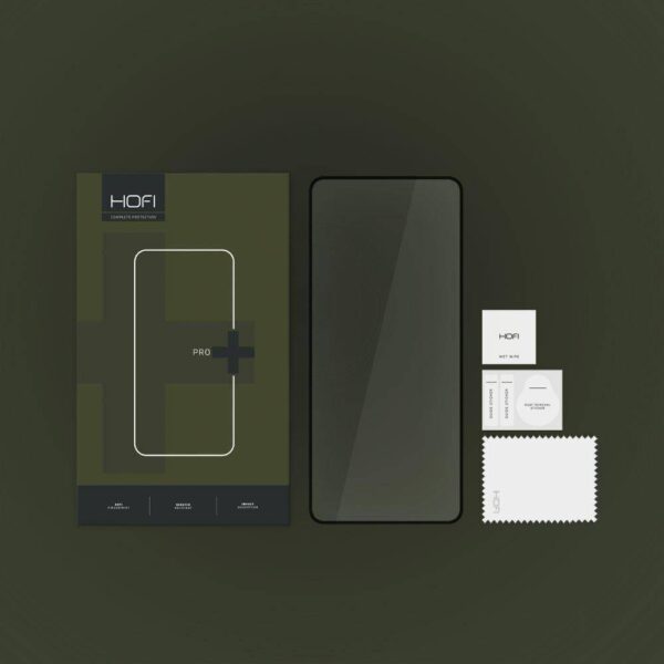 Grūdinto stiklo ekrano apsauga telefonui XIAOMI REDMI NOTE 12 PRO 5G / POCO X5 PRO 5G su juodu rėmeliu