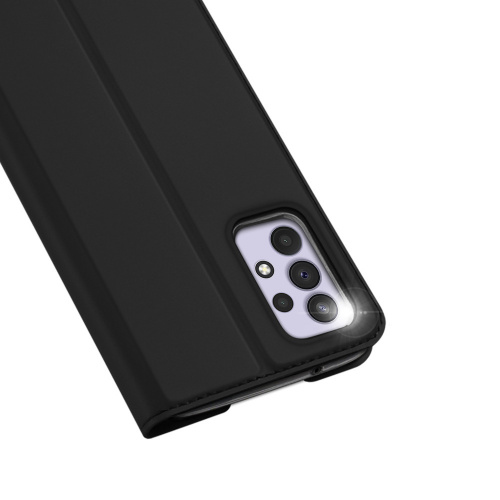 Juodas dėklas-knygutė Dux Ducis Skin Pro Bookcase telefonui SAMSUNG GALAXY A33 5G