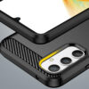 Juodas dėklas Carbon Case telefonui SAMSUNG GALAXY A34 5G