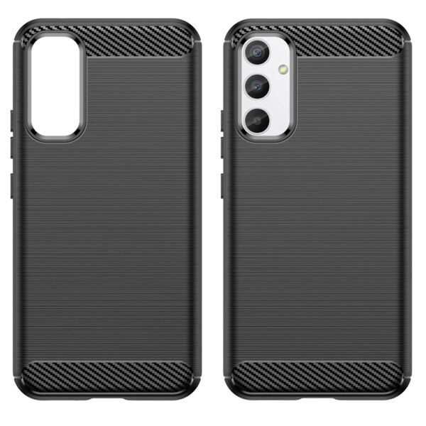 Juodas dėklas Carbon Case telefonui SAMSUNG GALAXY A34 5G