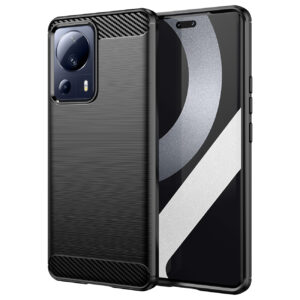 Juodas dėklas Carbon Case telefonui XIAOMI 13 LITE