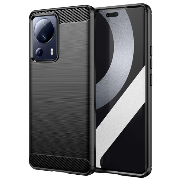 Juodas dėklas Carbon Case telefonui XIAOMI 13 LITE