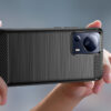 Juodas dėklas Carbon Case telefonui XIAOMI 13 LITE