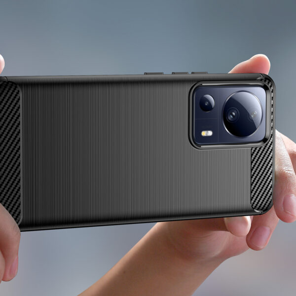 Juodas dėklas Carbon Case telefonui XIAOMI 13 LITE