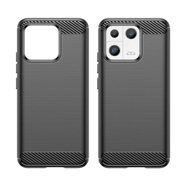 Juodas dėklas Carbon Case telefonui XIAOMI 13