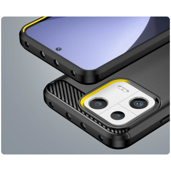 Juodas dėklas Carbon Case telefonui XIAOMI 13