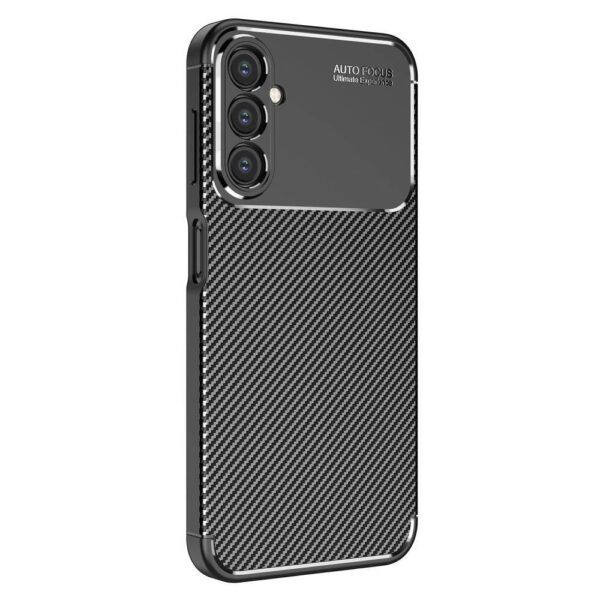 Juodas dėklas Nexeri Carbon telefonui SAMSUNG GALAXY A14 5G