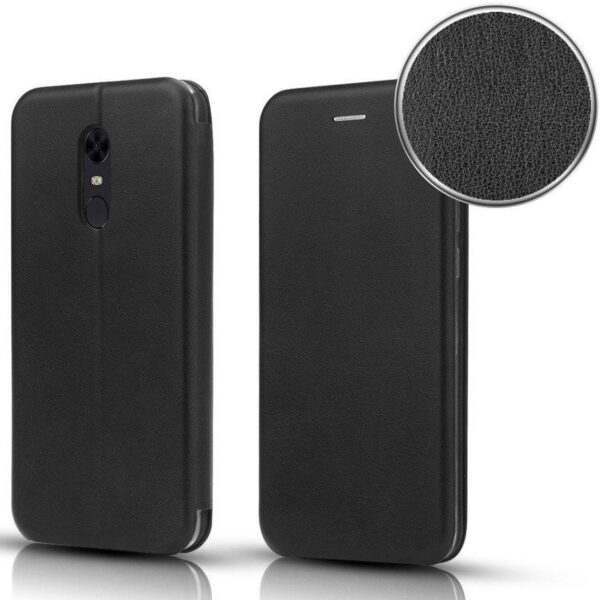 Juodas dėklas-knygutė telefonui XIAOMI REDMI A1
