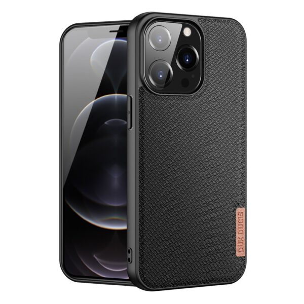 Juodas dėklas Dux Ducis Fino telefonui APPLE IPHONE 13 PRO