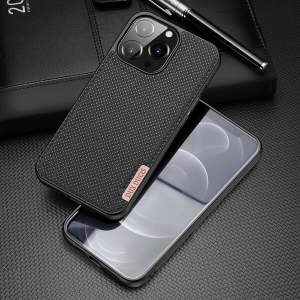 Juodas dėklas Dux Ducis Fino telefonui APPLE IPHONE 13 PRO
