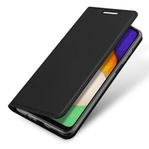 Juodas dėklas-knygutė Dux Ducis Skin Pro Bookcase telefonui SAMSUNG GALAXY A13 5G