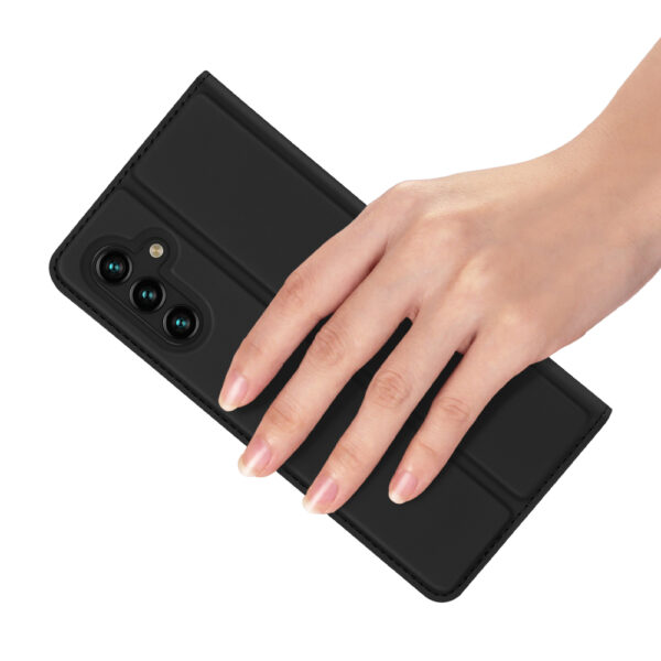 Juodas dėklas-knygutė Dux Ducis Skin Pro Bookcase telefonui SAMSUNG GALAXY A13 5G