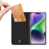 Juodas dėklas-knygutė Dux Ducis Skin Pro telefonui APPLE IPHONE 15