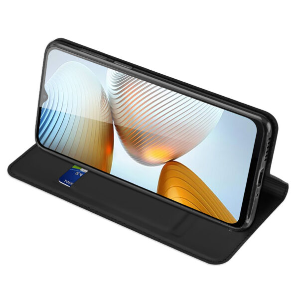 Juodas dėklas-knygutė Dux Ducis Skin Pro Case telefonui XIAOMI REDMI NOTE 11E /REDMI 10 5G / REDMI 10 Prime PLUS 5G / POCO M4 5G
