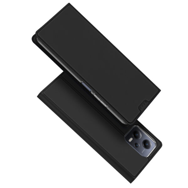 Juodas dėklas-knygutė Dux Ducis Skin Pro Case telefonui XIAOMI REDMI NOTE 12 5G / POCO X5 5G